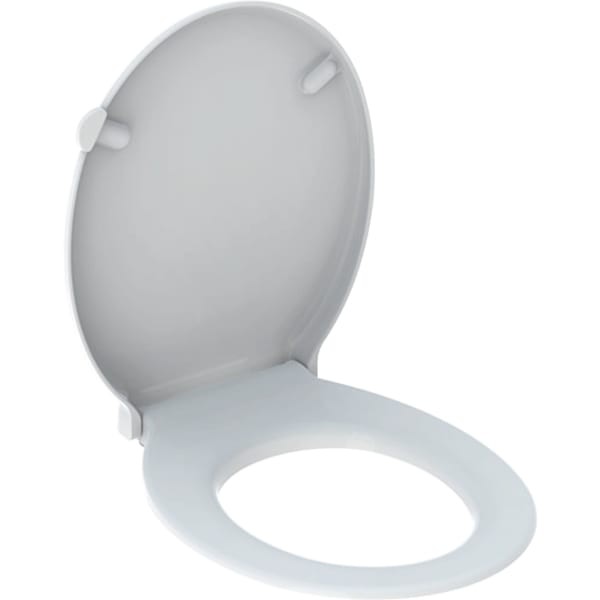 Geberit Renova Comfort WC-Sitz, barrierefrei antibakteriell, Befestigung von oben, 500679011