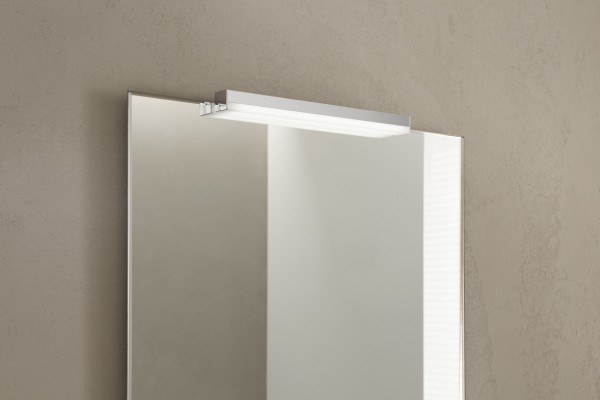 emco LED-Spiegelklemmleuchte waagerecht, 500 x 24 x 40 mm neutralweiss 4000 K, chrom Energieeffizien