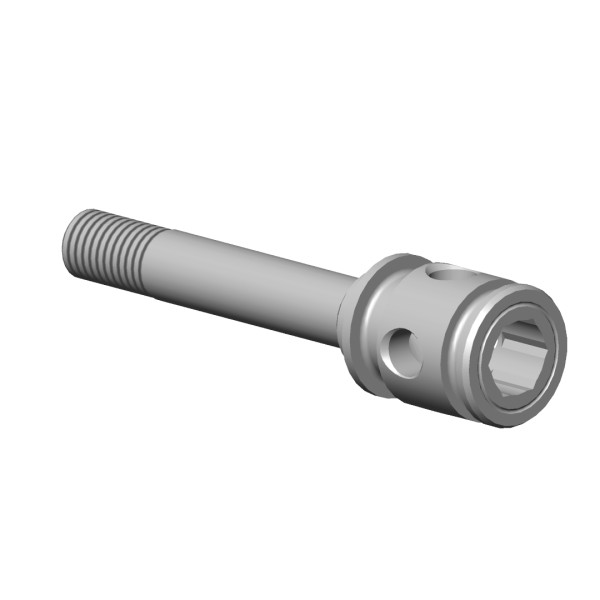 Dornbracht Zugstange für Umstellung Ersatzteile 09310903220 D. 12 x 51,5 mm Platin gebürstet