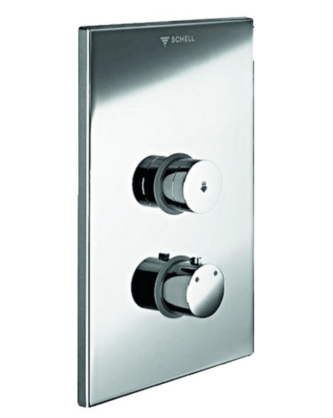 Schell Wandeinbau-Dusche LINUS D-SC-T Selbstschluss-Thermostat chrom