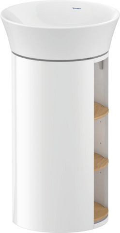 Duravit White Tulip Waschtischunterbau bodenstehend Natur Eiche & Weiß Matt & Hochglanz 410x410x750