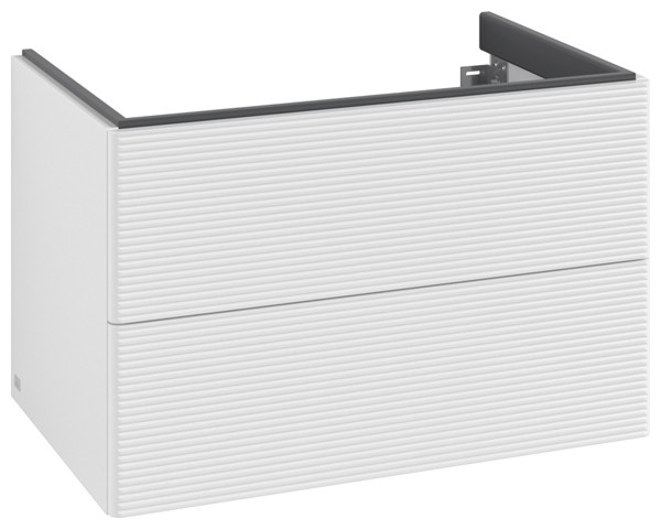 Villeroy & Boch Waschtischunterschrank Antao L04 788x504x496mm mit Beleuchtung mit Struktur FK/AP: G
