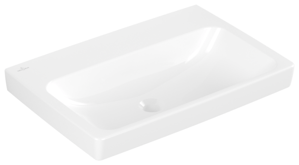 Villeroy & Boch Waschtisch Architectura 650x445mm, ohne Überlauf Unterseite geschl. we Alpin cplus