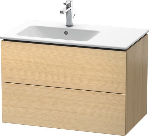 Duravit L-Cube Waschtischunterbau wandhängend Mediterrane Eiche Matt 820x481x550 mm - LC629107171