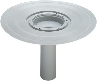 Viega Balkon-/Terrassenablauf Advantix 4944.21 in 100mm Kunststoff grau