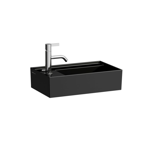 LAUFEN Handwaschbecken Kartell · LAUFEN 460x280, schwarz glänzend, 81533.5, 8153350201121