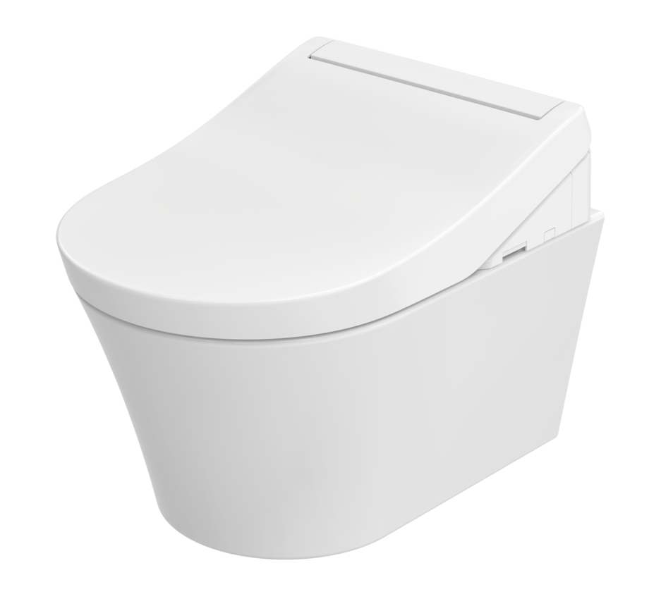 TOTO WASHLET RG mit verdeckten Anschlüssen, inkl. Fernbedienung TCF34270GEU