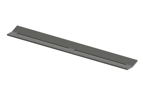 Tece drainprofile Profildeckel Edelstahl Chrom schwarz gebürstet (bis 06/2023), 675010