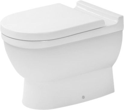Duravit Starck 3 Stand-WC, Tiefspüler, 570mm, Rimless (spülrandlos)
