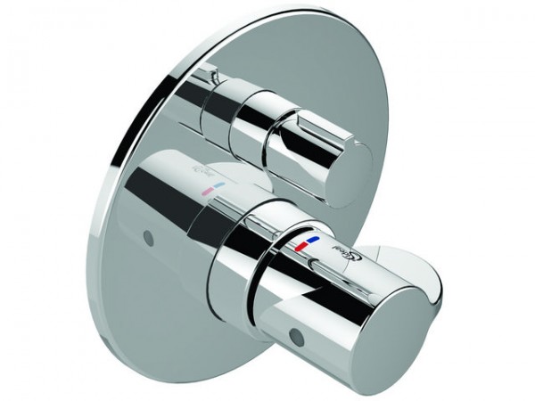 Ideal Standard Brausethermostat UP CERAPLUS 2, Bausatz 2, Rosette d:163mm, Chrom, A6868AA