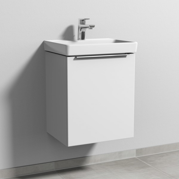 Sanipa 3way Waschtischunterbau zu Villeroy & Boch Avento Waschtisch mit 1 Tür, Weiß-Soft