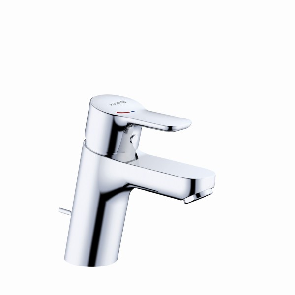 Kludi PURE & EASY Waschtischarmatur 70 ECO PLUS EcoPlus, m. Metallablaufg. chrom, 373880565WR4