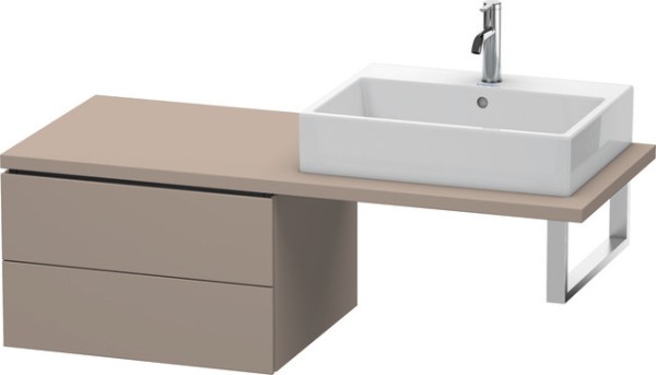 Duravit L-Cube Unterschrank für Konsole Basalt Matt 620x547x400 mm - LC583804343