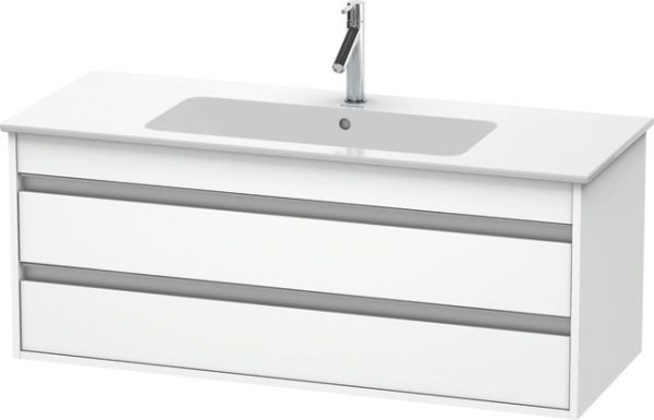 Duravit Ketho Waschtischunterbau wandhängend Weiß Matt 1200x475x480 mm - KT643101818