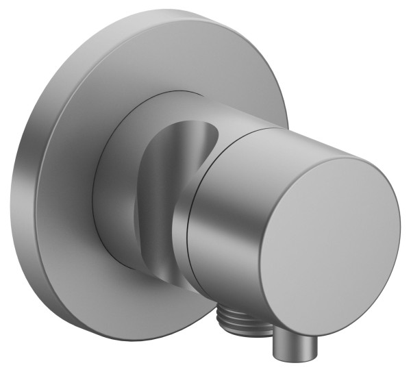 Keuco 2-Wege Umstellv. IXMO Comfort 59556, Schlauchan./Brauseh.,rund, Alu-finish, 59556171201
