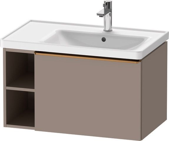 Duravit D-Neo Waschtischunterbau wandhängend Basalt Matt 784x452x440 mm - DE4257004430000