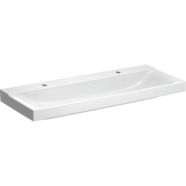 Geberit Xeno2 Waschtisch, 120x48cm zwei Hl., ohne Überlauf, KeraTect, 500550011