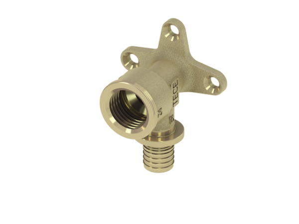 Tece flex Wandscheibe Dim. 20 x Rp 1/2", Standard Messing, 768520