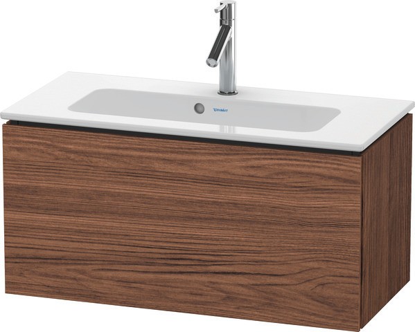 Duravit L-Cube Waschtischunterbau wandhängend Nussbaum dunkel Matt 820x391x400 mm - LC6157021210A00