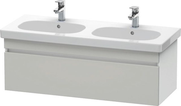 Duravit DuraStyle Waschtischunterbau wandhängend Betongrau & Weiß Matt 1150x453x398 mm - DS638600718