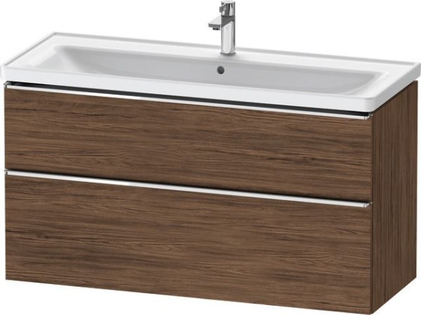 Duravit D-Neo Waschtischunterbau wandhängend Nussbaum dunkel Matt 1184x452x625 mm - DE4391010210000