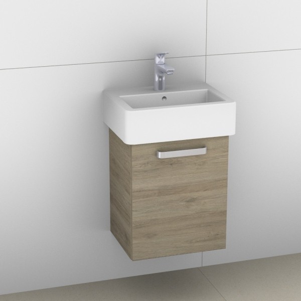 Artiqua 411 Waschtischunterschrank für Vero 070445, Sanremo Eiche quer NB, 411-WUT-D22-R-7145-428