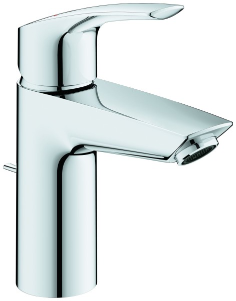 GROHE Waschtischarmatur Eurosmart S-Size Hybrid-Zugst.-Ablaufgrt. chrom, 23456003