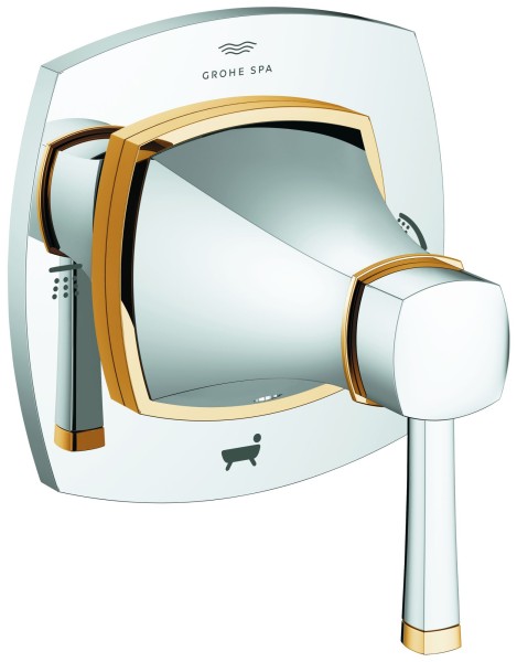 GROHE 5-Wege Umstellung Grandera 29419 Fertigmontageset chrom/gold, 29419IG0