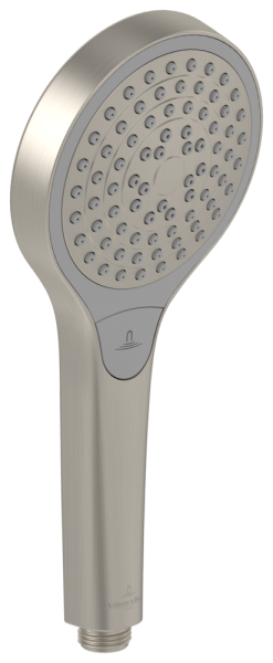 Villeroy & Boch Handbrause 3StraklaVerve Showers 114x249x62mm Ru. BrushedNickelMatt