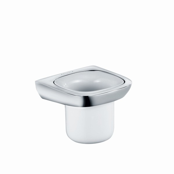 Kludi AMBA Glashalter mit Porzellanbecher chrom, 5397505