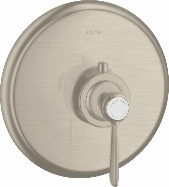 Hansgrohe Thermostat Unterputz Axor Montreux Fertigset Hebelgriff brushed nickel, 16823820