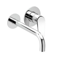 Herzbach LIVING cino Herzbach LIVING cino Waschtischarmatur farbset gebogener auslauf 210 chrom, 15.250954.1.01