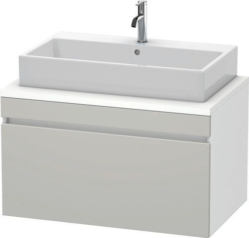 Duravit DuraStyle Konsolenwaschtischunterbau wandhängend Betongrau & Weiß Matt 900x548x512 mm - DS53