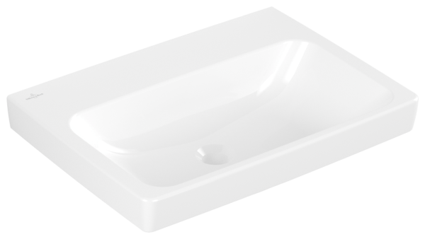 Villeroy & Boch Waschtisch Architectura 600x445mm, ohne Überlauf Unterseite geschliffen Weiss Alpin