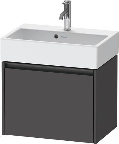 Duravit Ketho.2 Waschtischunterbau wandhängend Graphit Matt 584x390x440 mm - K25073049490000