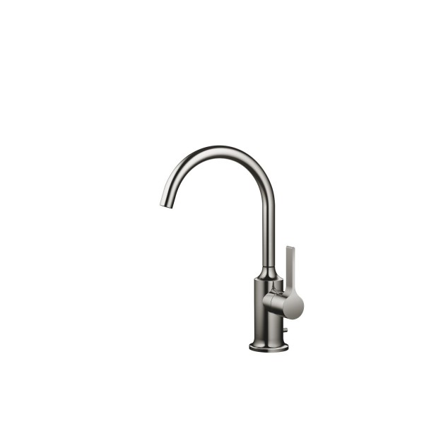 Dornbracht Waschtisch-Einhandbatterie mit Ablaufgarnitur VAIA 33500809 Dark Chrome