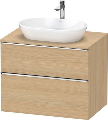 Duravit D-Neo Konsolenwaschtischunterbau wandhängend Natur Eiche Matt 800x550x664 mm - DE49670103000