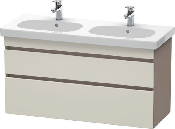 Duravit DuraStyle Waschtischunterbau wandhängend Taupe & Basalt Matt 1150x453x610 mm - DS648609143