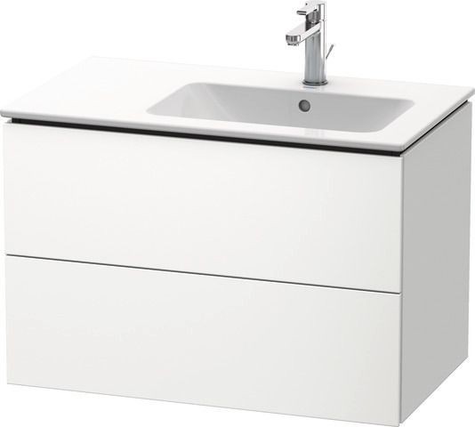 Duravit L-Cube Waschtischunterbau wandhängend Weiß Supermatt 820x481x550 mm - LC629208484