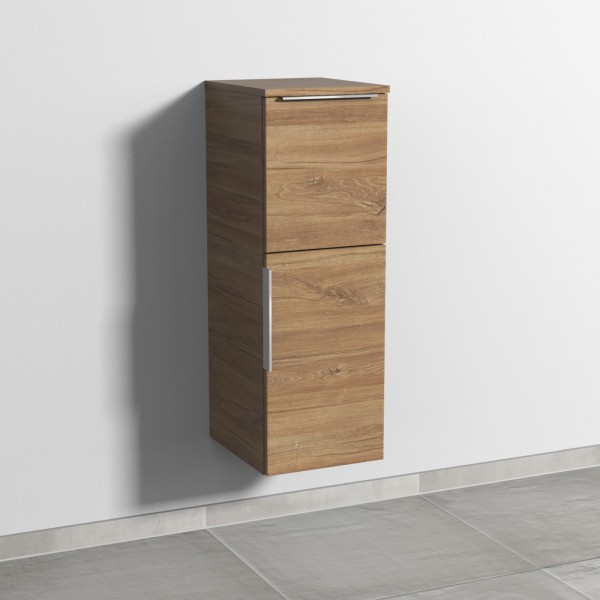 Sanipa 3way Mittelschrank mit 1 Tür und 1 Auszug, Eiche-Kansas, UM12559