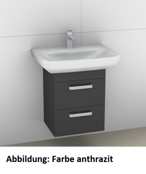 Artiqua 414 Waschtischunterschrank für Sentique 514365 Eiche Ribbeck quer NB, 414-WU2L-V14-7187-444