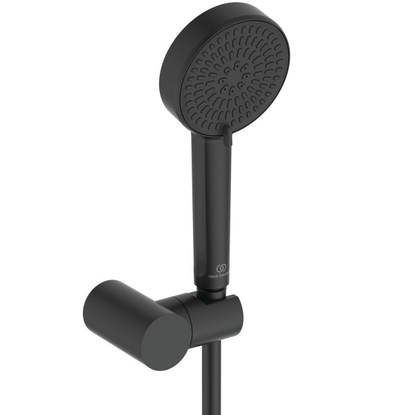 Ideal Standard Handbrause-Set Idealrain 2-fach-Handbrause d:100mm 8l/min. Silk Black, BE153XG
