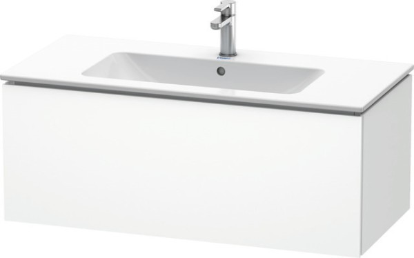 Duravit L-Cube Waschtischunterbau wandhängend Weiß Matt 1020x481x400 mm - LC614201818