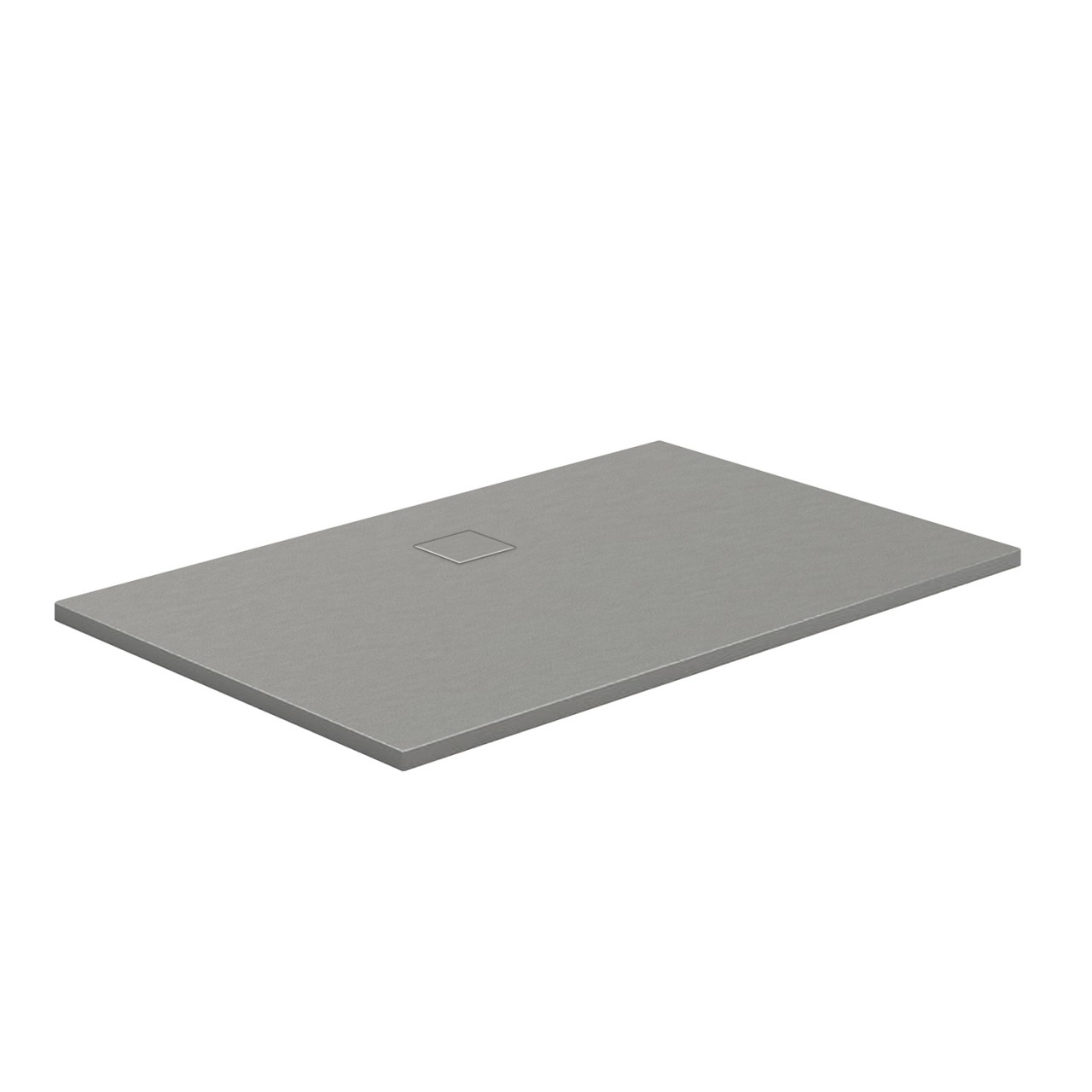 HSK Marmor-Polymer-Duschwanne, 90 x 100 cm, Steinoptik, Farbe: anthrazit 5825095-anthrazit
