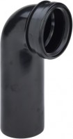 Viega WC Anschlussbogen Viega WC Anschlussbogen 3816 in DN100 x 100mm Kunststoff schwarz