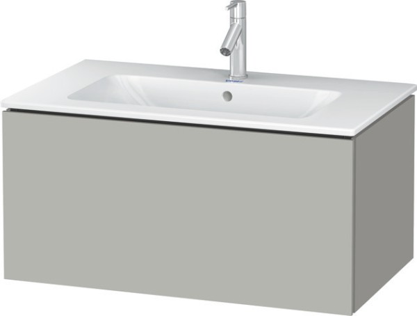 Duravit L-Cube Waschtischunterbau wandhängend Betongrau Matt 820x481x400 mm - LC614100707