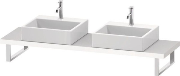 Duravit L-Cube Konsole Weiß Supermatt 800x480x45 mm - LC101C08484