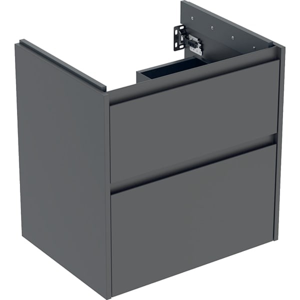 Geberit Renova Plan Unterschrank für Waschtisch, mit zwei Schubladen: 59.5x60.6x44.6cm, 504027JK1