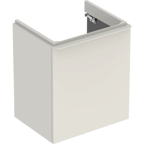 Geberit Smyle Square Unterschrank für Waschtisch, m. 1 Tür re 53,6x61,7x43,3cm, sand-grau, 500365JL1