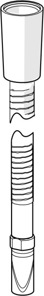 Hansa Brauseschlauch Wannenrand, 59912281